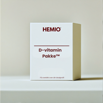 Komplet blodstatus (8) D-vitamin pakke